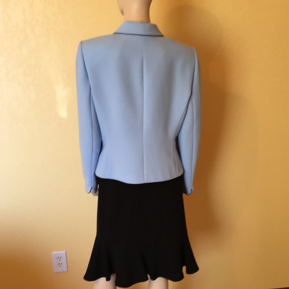 STRESA ASL Blue/Black Jacket Skirt Suit Size 14 BRAND NEW - Picture 2 of 9
